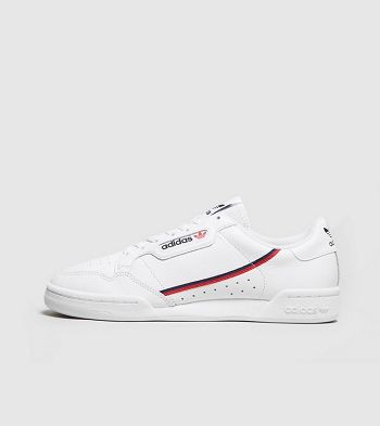 Botasky adidas Originals Continental 80 Continental 80 - Panske Topanky Biele | ASE-208973